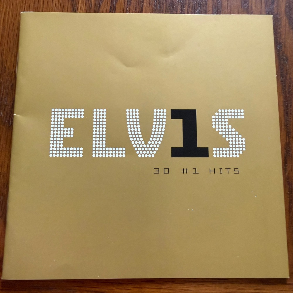 Elvis Presley ELV1S 30 #1 Hits CD Booklet‎ Replacement Insert 68079-2 Gold